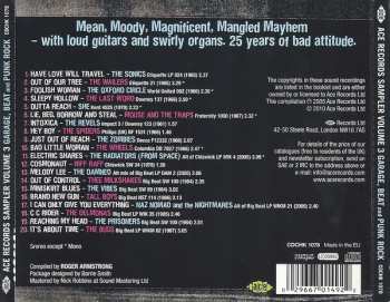 CD Various: Ace Records Sampler Volume 3 - Garage, Beat And Punk Rock