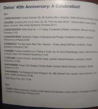 3CD Various: 40 Tracks For 40 Years (Delos' 40th Anniversary Celebration!)