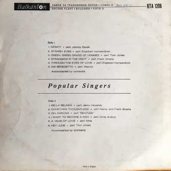 LP Various: Popular Singers