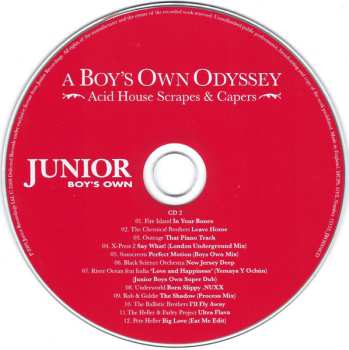 2CD Various: A Boy's Own Odyssey (Acid House Scrapes & Capers)