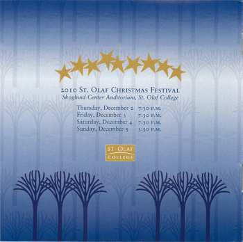 2CD Various: A Child, A Son, The Prince Of Peace • Christmas At St. Olaf 2010