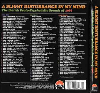 3CD/Box Set Various: A Slight Disturbance In My Mind: The British Proto-Psychedelic Sounds of 1966