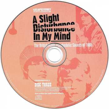 3CD/Box Set Various: A Slight Disturbance In My Mind: The British Proto-Psychedelic Sounds of 1966