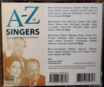 4CD/Box Set Various: A-Z of Singers by David Patmore