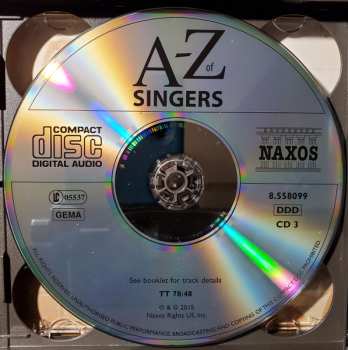4CD/Box Set Various: A-Z of Singers by David Patmore