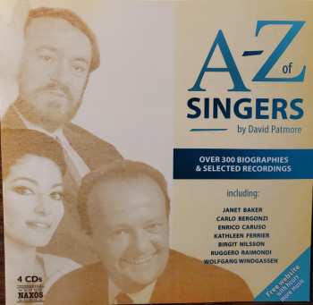 4CD/Box Set Various: A-Z of Singers by David Patmore