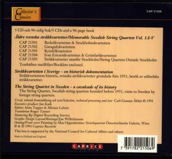 5CD/Box Set Various: Äldre Svenska Stråkkvartetter = Memorable Swedish String Quartets