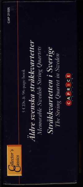 5CD/Box Set Various: Äldre Svenska Stråkkvartetter = Memorable Swedish String Quartets