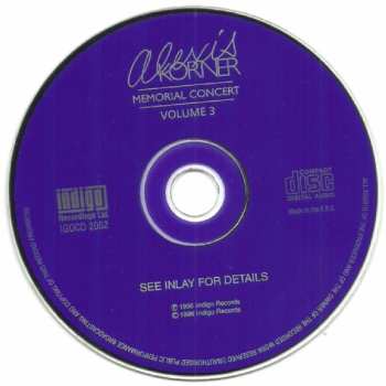 CD Various: Alexis Korner Memorial Concert Volume 3