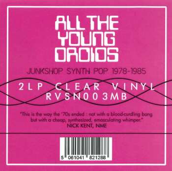 2LP Various: All The Young Droids - Junkshop Synth Pop 1978-1985 CLR | LTD