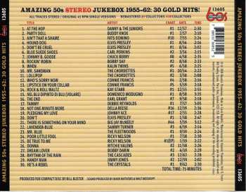 CD Various: Amazing 50s Stereo Jukebox 1955-62: 30 Gold Hits