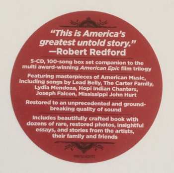 5CD/Box Set Various: American Epic
