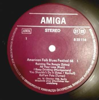 LP Various: American Folk Blues Festival 66 (1)