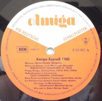 LP Various: Amiga-Express 1960