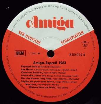 LP Various: Amiga-Express 1963