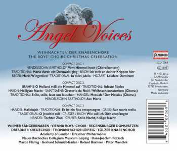 3CD Various: Angel Voices (Weihnachten Der Knabenchöre = The Boys' Choirs Christmas Celebration)