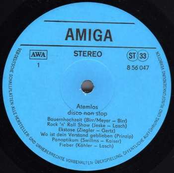 LP Various: Atemlos - Disco Non Stop