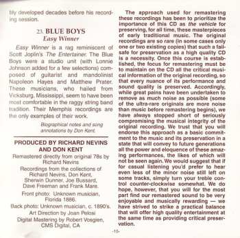 CD Various: Before The Blues Vol. 3 (The Early American Black Music Scene)
