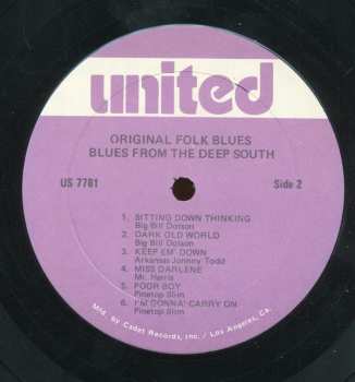 LP Various: Blues From The Deep South