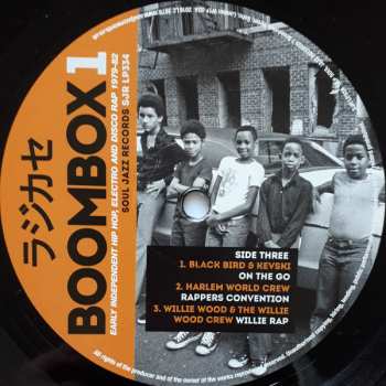 3LP Various: Boombox 1 (Early Independent Hip Hop, Electro And Disco Rap 1979-82)