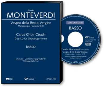 CD Various: Carus Choir Coach - Claudio Monteverdi: Vespro Della Beata Vergine (bass)