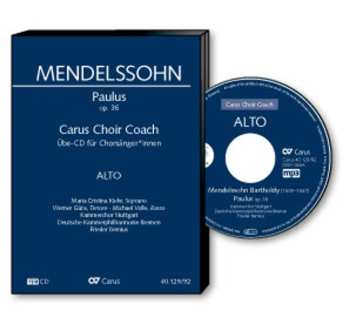 CD Various: Carus Choir Coach - Felix Mendelssohn: Oratorium "paulus" (alt)
