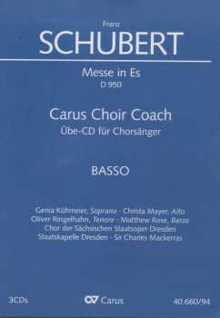 3CD Various: Carus Choir Coach: Schubert, Messe Es-dur D.960 (bass)