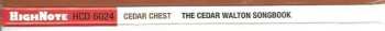 CD Various: Cedar Chest - The Cedar Walton Songbook