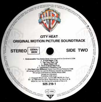 LP Various: City Heat ( Original Motion Picture Sound Track )