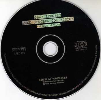 CD Various: Clay Records Punk Singles Collection
