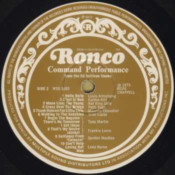 LP Various: Command Performance