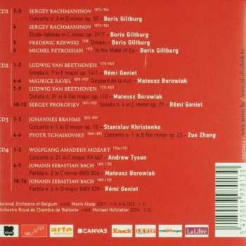 4CD/Box Set Various: Concours Reine Elisabeth - Koningin Elisabethwedstrijd Piano 2013