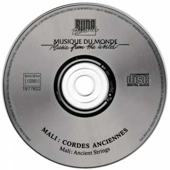 CD Various: Mali : Cordes Anciennes (Mali : Ancient Strings)