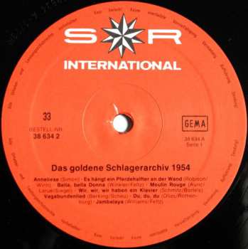 LP Various: Das Goldene Schlager-Archiv - Die Hits Des Jahres 1954