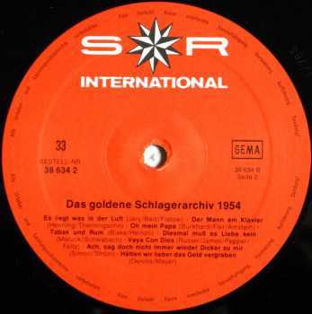 LP Various: Das Goldene Schlager-Archiv - Die Hits Des Jahres 1954