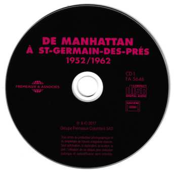 3CD Various: De Manhattan À Saint-Germain-Des-Prés - Le Jazz Américain À Paris - 1952/1962