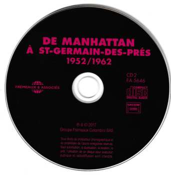 3CD Various: De Manhattan À Saint-Germain-Des-Prés - Le Jazz Américain À Paris - 1952/1962