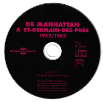 3CD Various: De Manhattan À Saint-Germain-Des-Prés - Le Jazz Américain À Paris - 1952/1962
