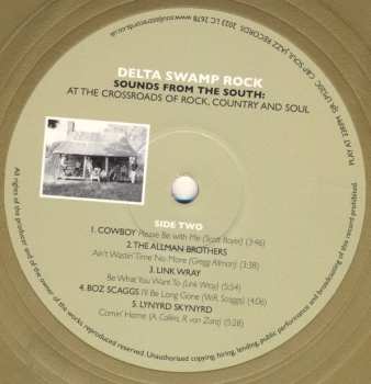 2LP Various: Delta Swamp Rock (Sounds From The South: At The Crossroads Of Rock, Country And Soul) CLR | LTD