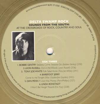 2LP Various: Delta Swamp Rock (Sounds From The South: At The Crossroads Of Rock, Country And Soul) CLR | LTD