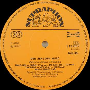 LP Various: Den Žen / Den Mužů