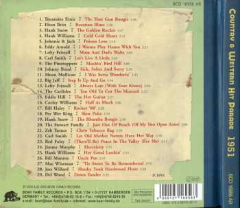 CD Various: Dim Lights, Thick Smoke & Hillbilly Music: Country & Western Hit Parade - 1951