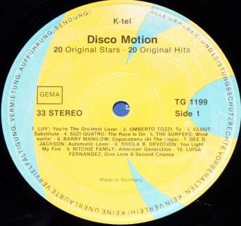 LP Various: Disco Motion