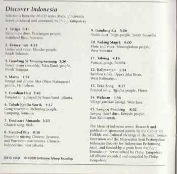 CD Various: Discover Indonesia: Music Of Indonesia