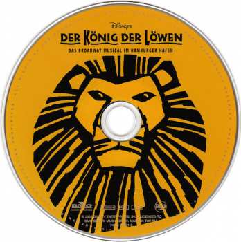 CD Various: Disneys Der König Der Löwen (Das Broadway Musical Im Hamburger Hafen)