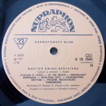 2LP/Box Set Various: Doctor Swing Redivivus (Československý Swing Do Roku 1947) (2xLP + BOX + BOOKLET)