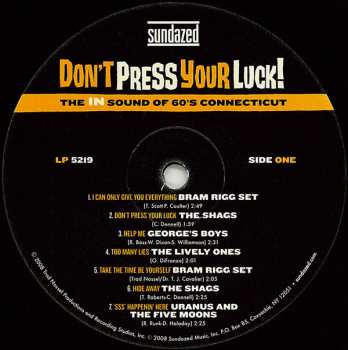 2LP Various: Don't Press Your Luck! The In Sound Of 60's Connecticut LTD