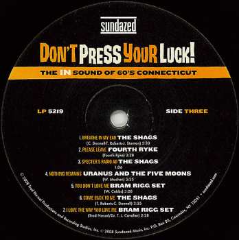2LP Various: Don't Press Your Luck! The In Sound Of 60's Connecticut LTD
