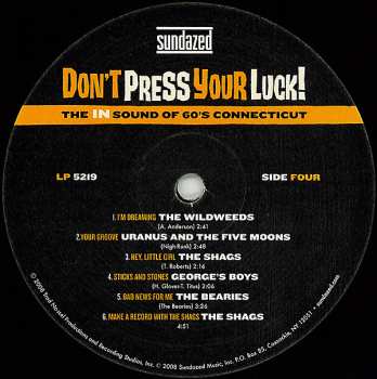 2LP Various: Don't Press Your Luck! The In Sound Of 60's Connecticut LTD