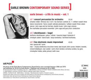3CD/Box Set Various: Earle Brown Contemporary Sound Series Vol. 1